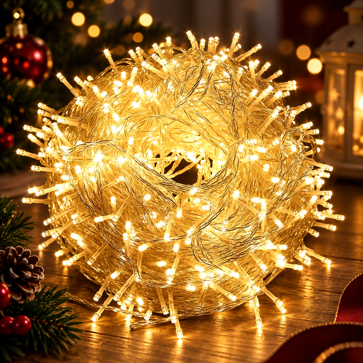 Luz Navidad Extensión 50mts 500 leds