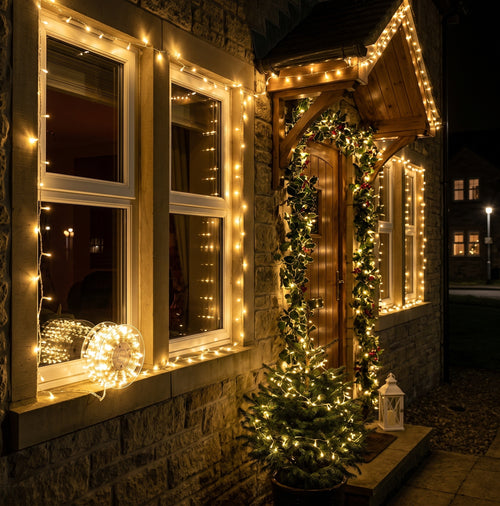 Luz Navidad Extensión 50mts 500 leds